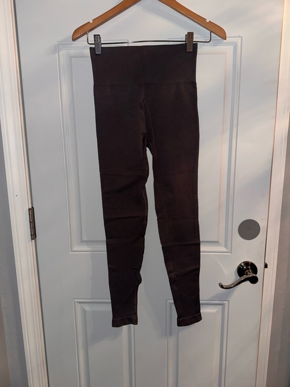 Balance Athletica Black Textured High-Waist Leggings